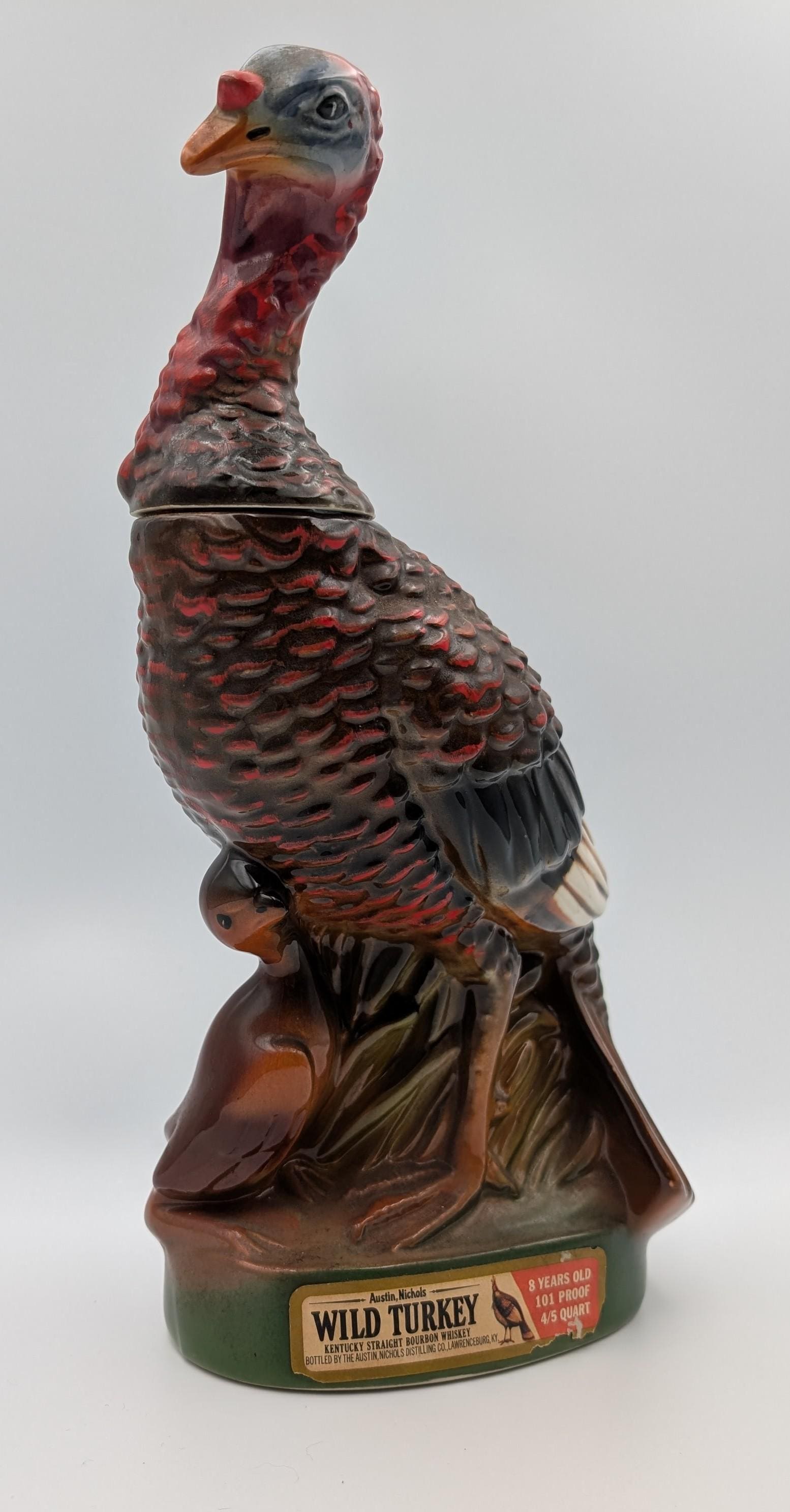 Vintage Austin Nichols Wild Turkey 101 Proof 8 Yrs Old Liquor