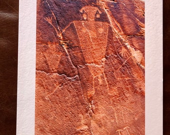 Impresión de petroglifos de Moab, Utah - 8,5 x 11