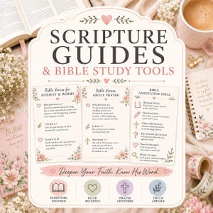 Loaded Bible Starter Guide Printable PDF | Bible Journaling Guide | Christian Women Bible Study | Faith Journal Ideas image 3