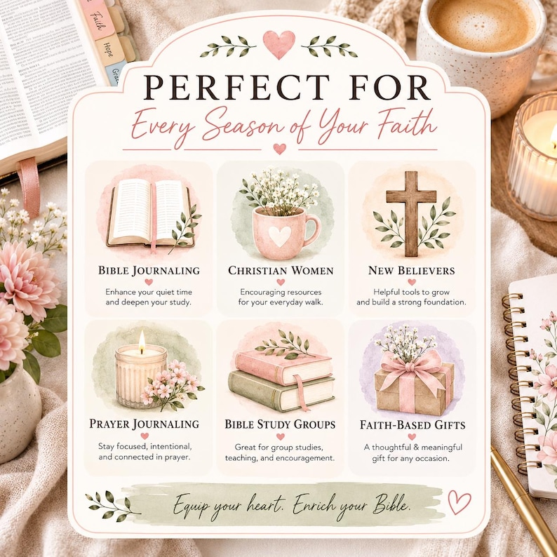 Loaded Bible Starter Guide Printable PDF | Bible Journaling Guide | Christian Women Bible Study | Faith Journal Ideas image 2