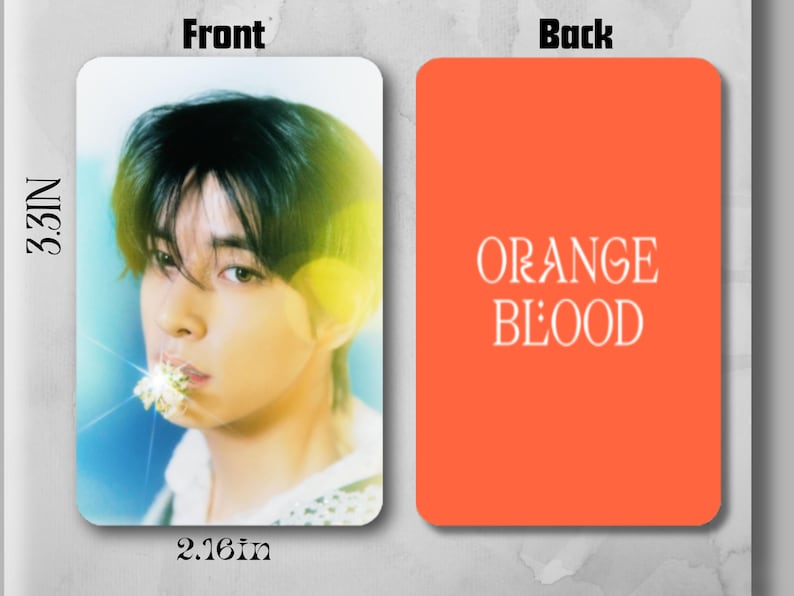 Enhypen Orange Blood unofficial Photocards Etsy Enhypen Orange Blood unofficial Photocards Etsy