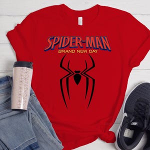 Spider Logo T-shirt, Spiderman Shirt, Spider Shirt, Superhero Shirt,