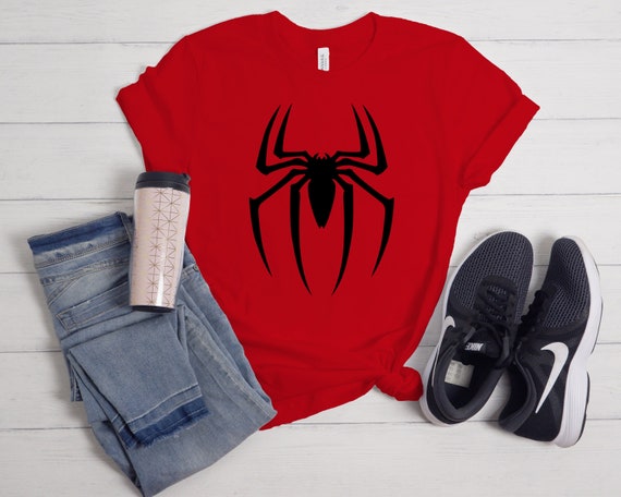 Spider Logo T-shirt, Spiderman Shirt, Spider Shirt, Superhero Shirt, Family Matching Shirt