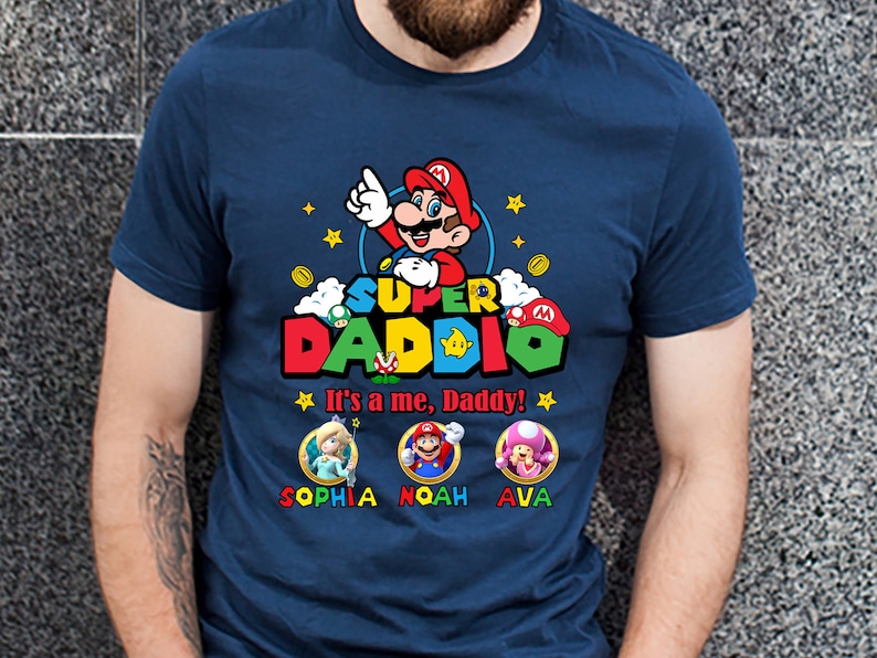 Super Daddio Shirt, Custom Daddy Shirt, Father's Day Shirt, Father's Day Gift, Daddy T-shirt, Custom Father Shirt