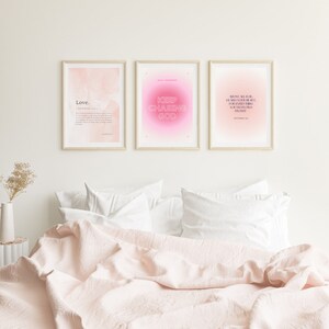 Arte de pared cristiano imprimible - Rosa - 5 imágenes 4 tamaños