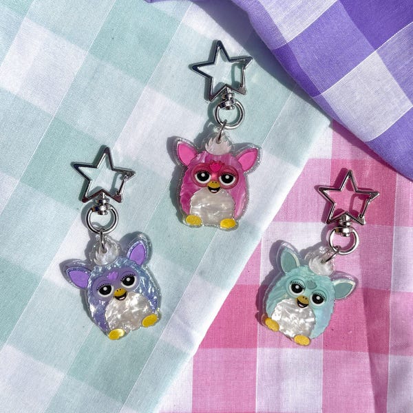 Furby Acrylic Keyring