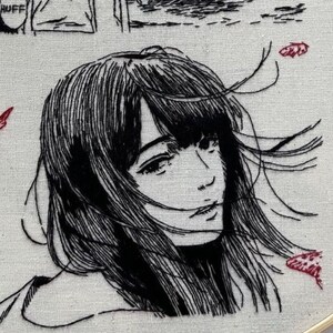 Blood On The Tracks Manga Hand Embroidery
