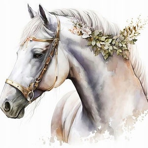 Edible Horse 14 cm Sugar Paste Cake Topper Cake Image Fondant (PF01)