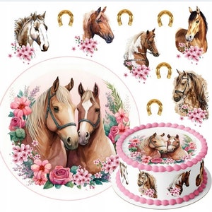 Edible Horse Horse Sugarpaste Cake Topper Cake Image Edible Paper or Fondant