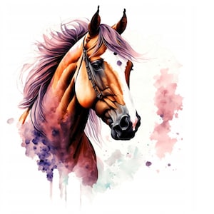 Edible horse 14 cm sugar paste cake topper cake image fondant (PF01)