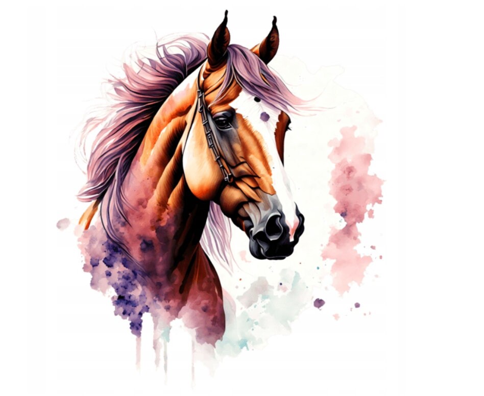 Edible horse 14 cm sugar paste cake topper cake image fondant (PF01)