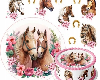 Edible Horse Horse Sugarpaste Cake Topper Cake Image Edible Paper or Fondant