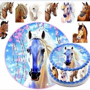 Edible Horse Horse Sugarpaste Cake Topper Cake Image Edible Paper or Fondant