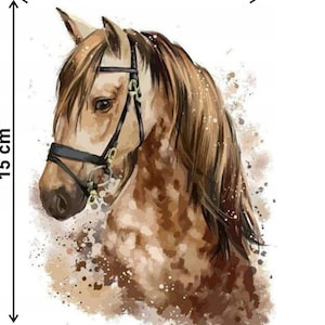 Edible Horse 14 cm Sugar Paste Cake Topper Cake Image Fondant (PF01)