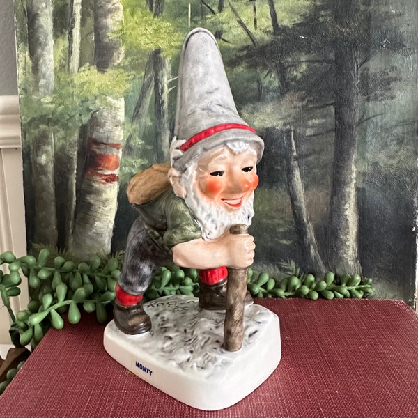 Co-Boy Monty the Mountain Climber Gnome by Goebel, W. Germany Figurine, 1979