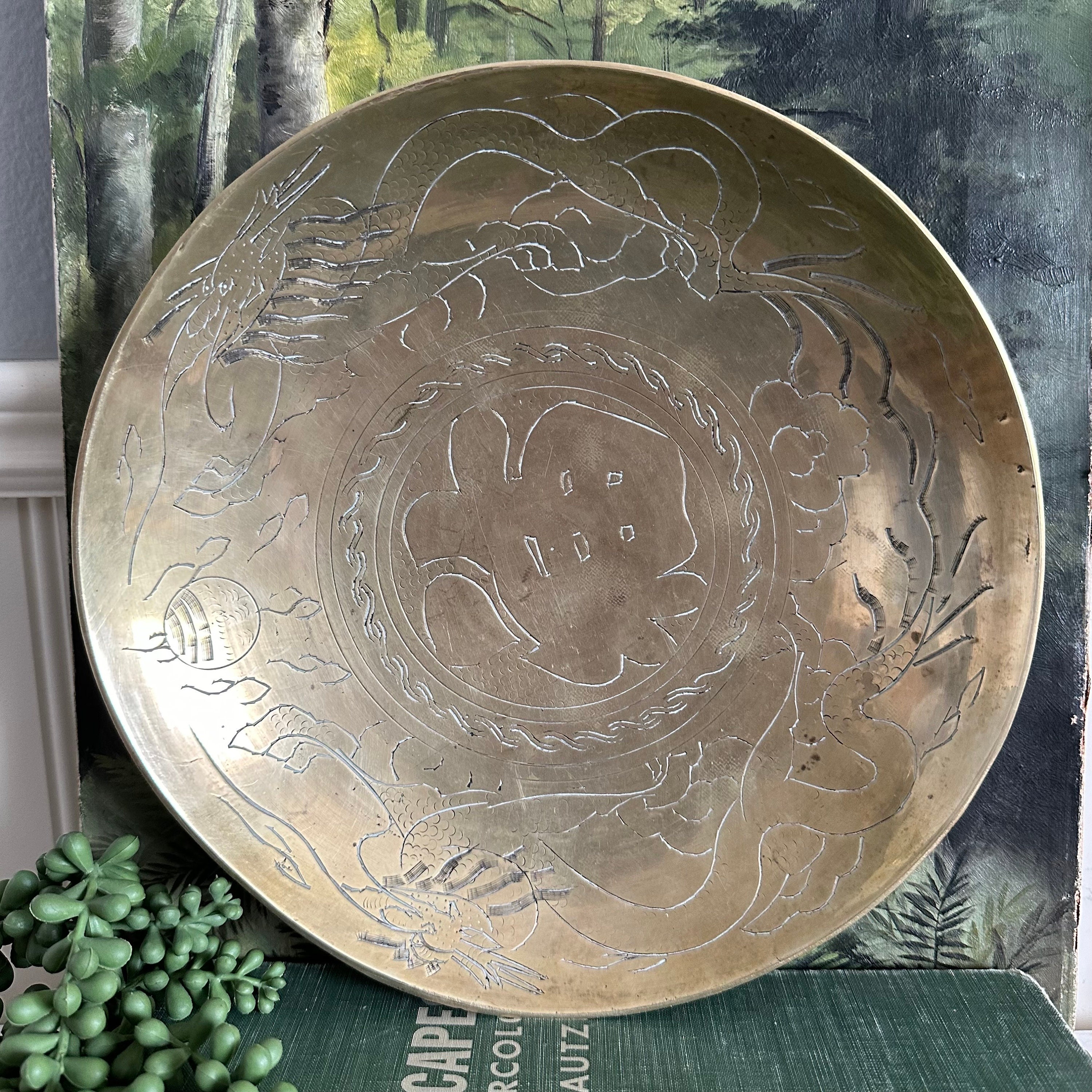Brass Chinese Bowl - Etsy