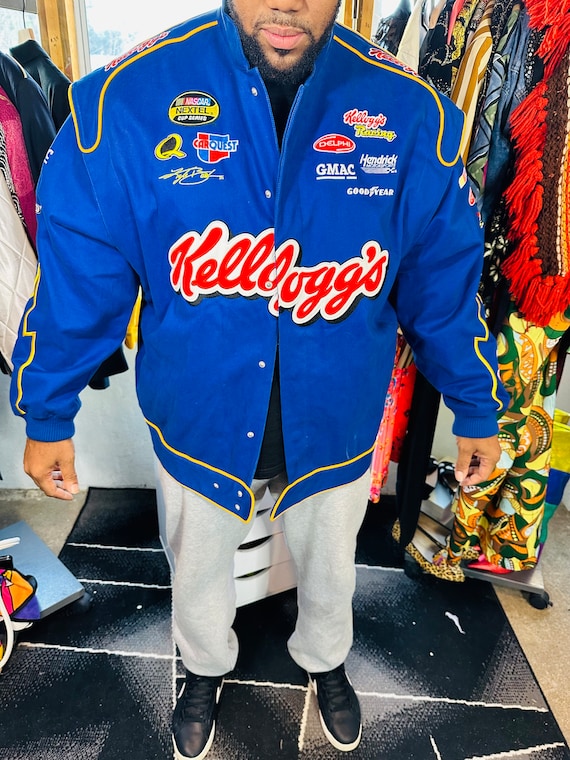 Kelloggs NASCAR Kyle Busch Vinatge Jacket Etsy