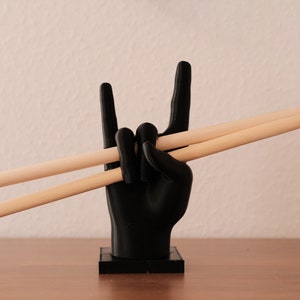 Trommelstock-Halter Rock Hand Faust für Drumsticks 3D Druck Schlagzeuger Musiker Schlagstockhalter Drummer Bild 1