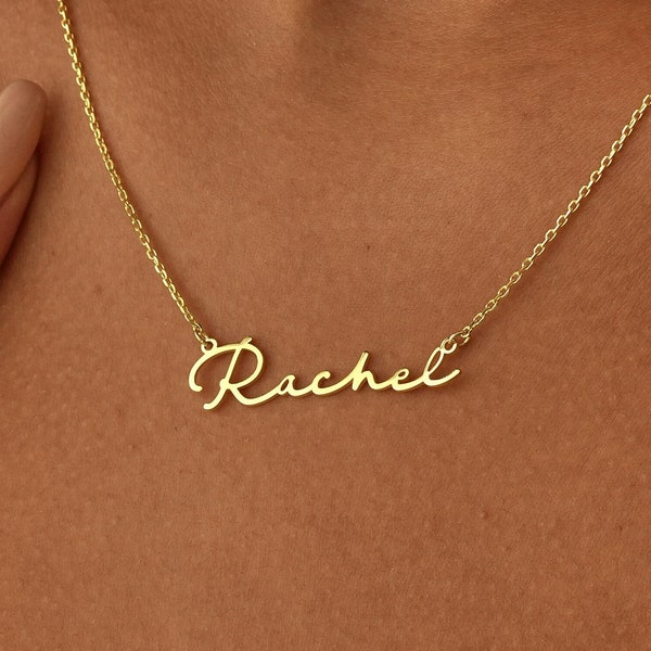 14K Gold Name Necklace , Personalized Jewelry , Nameplate Necklace , Custom Name Jewelry , Custom Name Necklace,Mama Necklace ,Kids Necklace