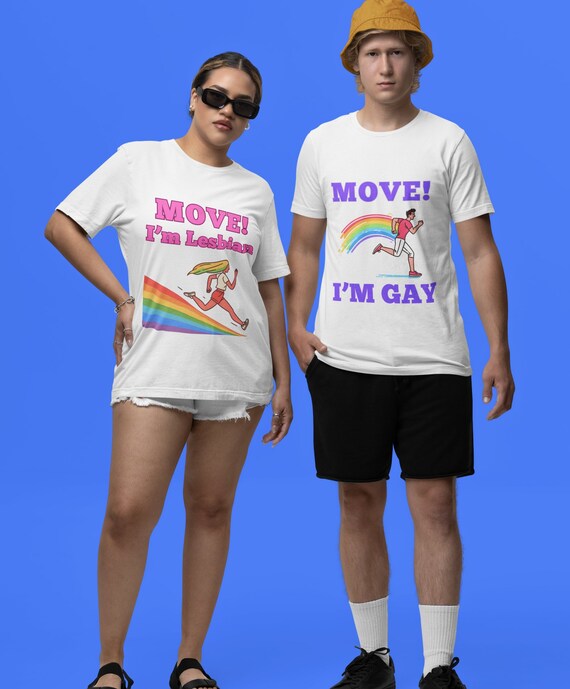 Mens Move I'm Gay T-Shirt Move I Am Gay Mens Move I'm Gay T-Shirt Move I Am Gay