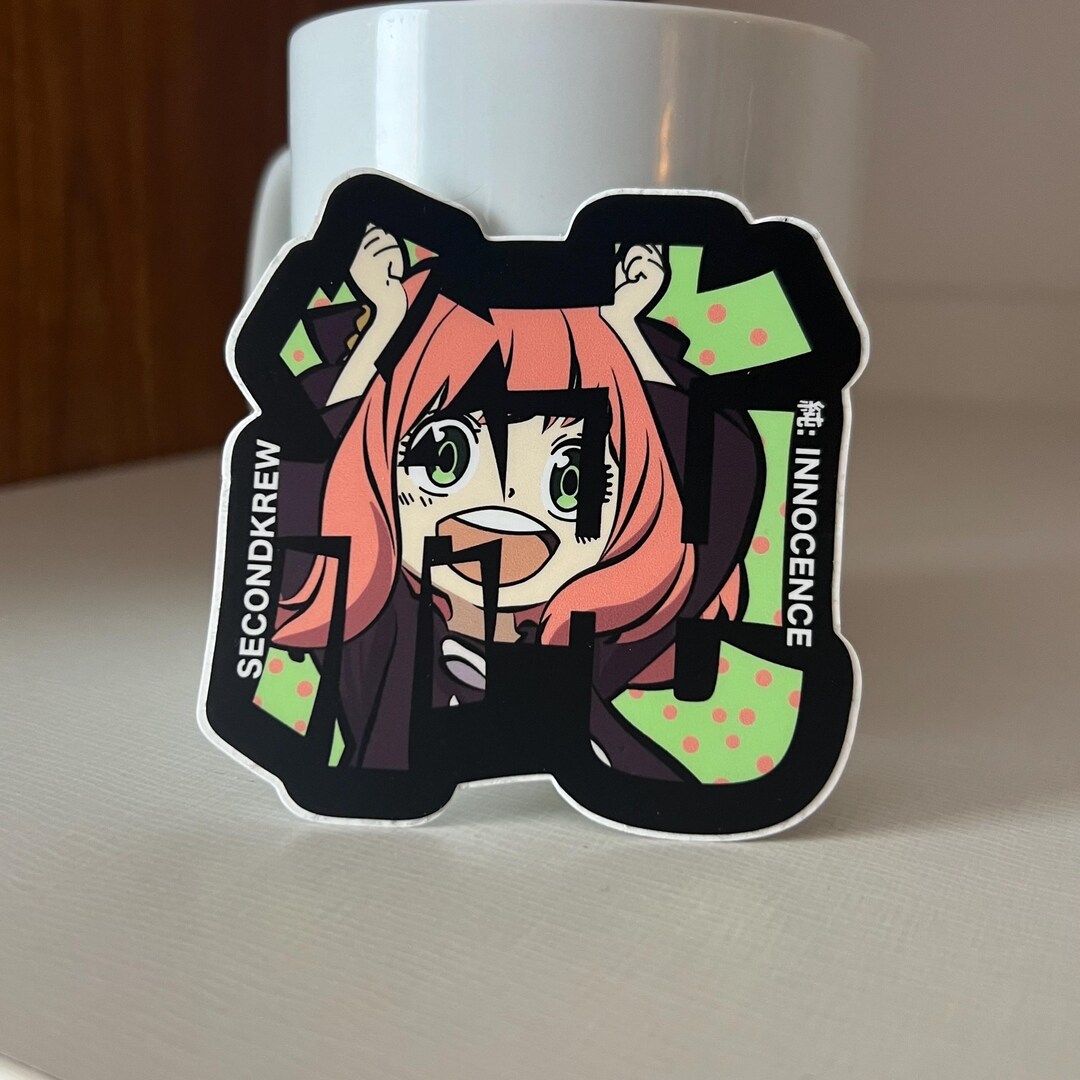 Anya Anime Kanji Sticker - Etsy