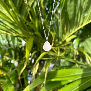 Silver Sea Glass Necklace