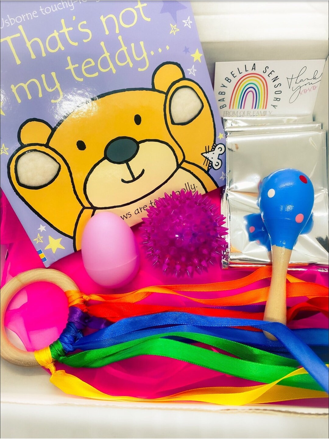 Jumbo Sensory Box. First Birthday Gift. Baby Sensory Box and Gift Set