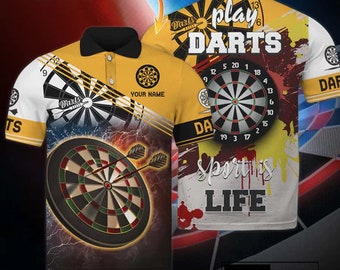 Personalized Name Sports Shirt, Customized Dart Thunder Shirt, Dart Thunder Fire & Water Polo, Unique Gift for Athletes and Fans