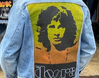 The Doors Jim Morrison hand painted denim jacket