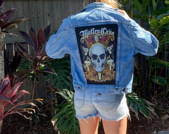 Motley Crue Denim Jacket M