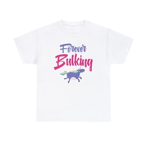 Forever bulking - Unisex Heavy Cotton Tee (white and black)
