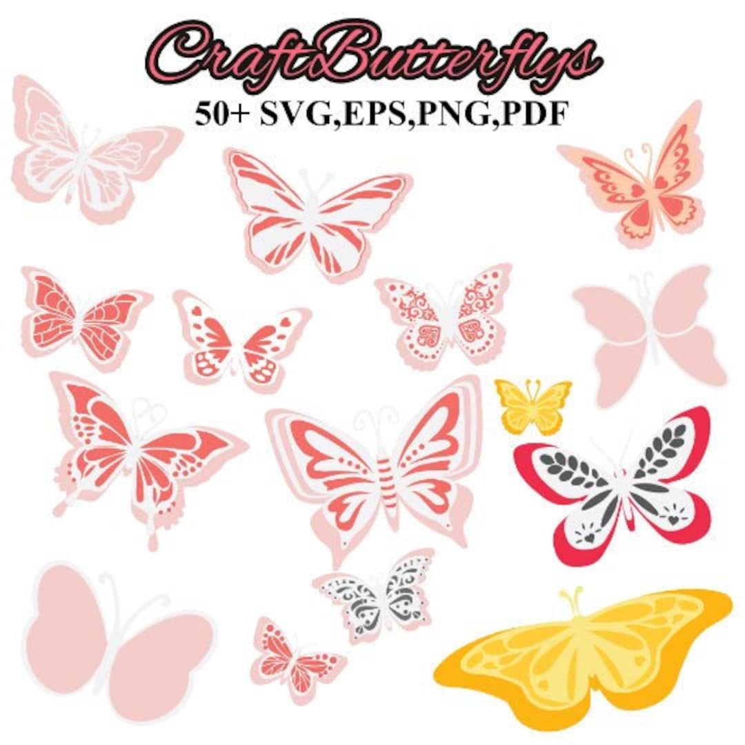 Craft Butterfly Digital Planner Stickers Goodnotes Planner Stickers ...
