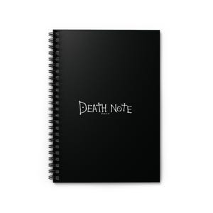 Death Note Spiralblock - Perfekt für Fans, Geschenk für Studenten, Schreibjournal, Akademischer Planer, Manga Art Dekor