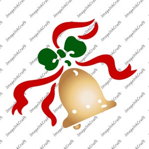 Christmas Bell SVG, Jingle Bells SVG, Merry Christmas SVG, Christmas Bell Cut File, Christmas Bell Cricut svg, png, eps, jpg