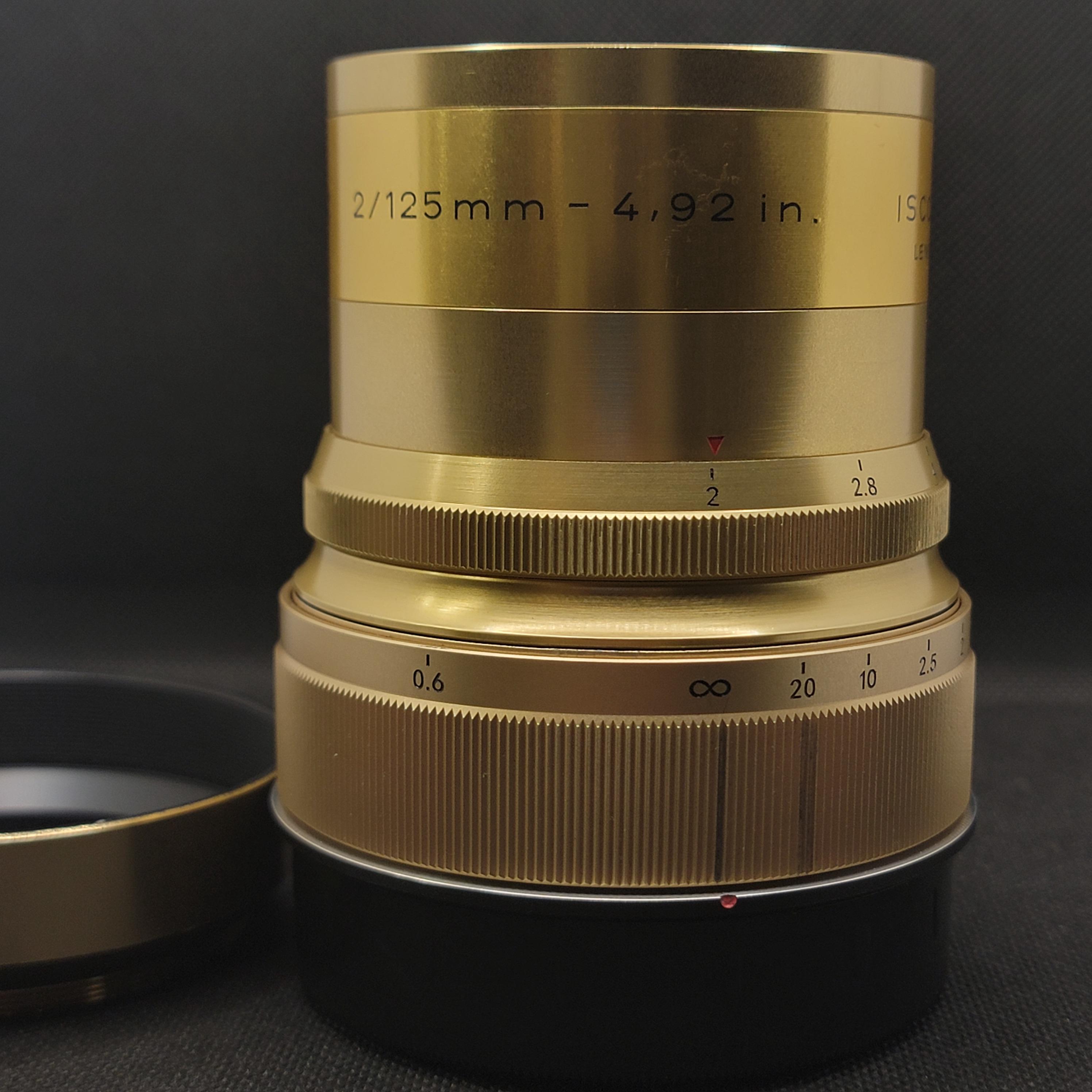 PENTAX 67 Mount Fast Lens - Rehousing ISCO Cinelux Ultra 125mm F2