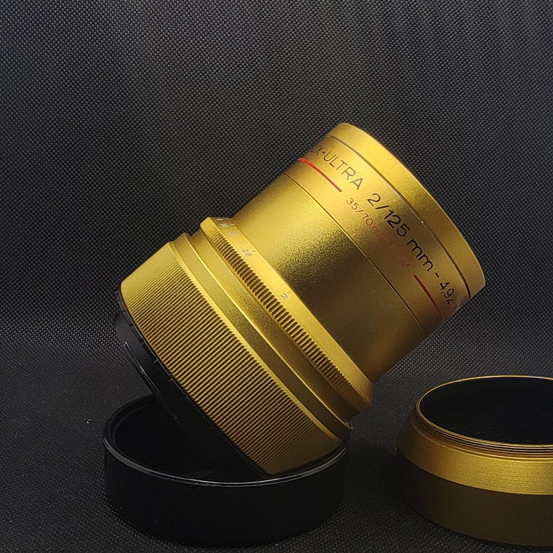 PENTAX 67 Mount Fast Lens - Rehousing Schneider Cinelux Ultra 125mm F2 ...