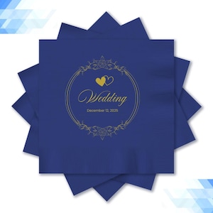 Tovaglioli con logo aziendale personalizzato – Elementi essenziali per eventi aziendali personalizzati, stampati in lamina d'oro e argento, tovaglioli per feste a colori