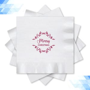 Personalized Napkins Beverage Luncheon Dinner Guest Towel Napkins Baby Birthday Shower Teddy Bear Theme Custom Printed Monogrammed