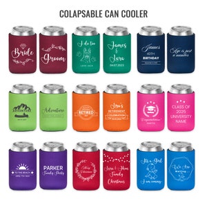 I Will Drink to That Wedding Can Coolers Personalized Koozies, Custom Wedding Favors, Coozies For Wedding, Beverage Insulator, Beer Holder