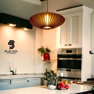 LEPO, Chandelier Pendant, Modern Chandelier, Ceiling Lamp, Wooden Pendant, Scandinavian, Minimalist, Ceiling Decor, Plug-in Pendant, Gift.