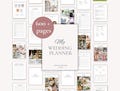600 Page Canva Wedding Planner Template Bundle, Wedding Checklist, Engagement Party Binder,  Wedding Itinerary, Wedding Day Binder