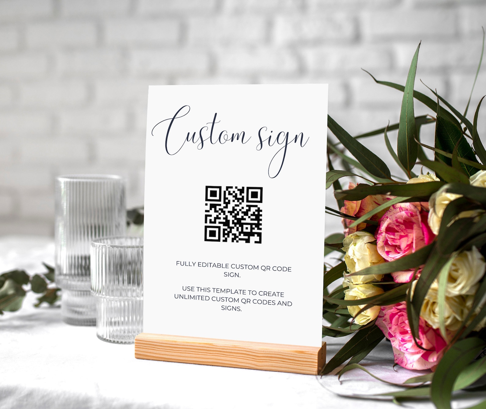 Custom QR Code Sign, Payment Sign for Venmo and Paypal, Create QR Code ...