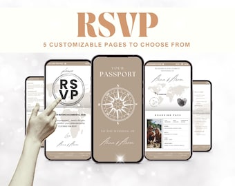 Editable Plane Ticket Wedding Invitation, Digital Boarding Pass Style Template, RSVP Destination Wedding Evite,  Wedding Weekend Events