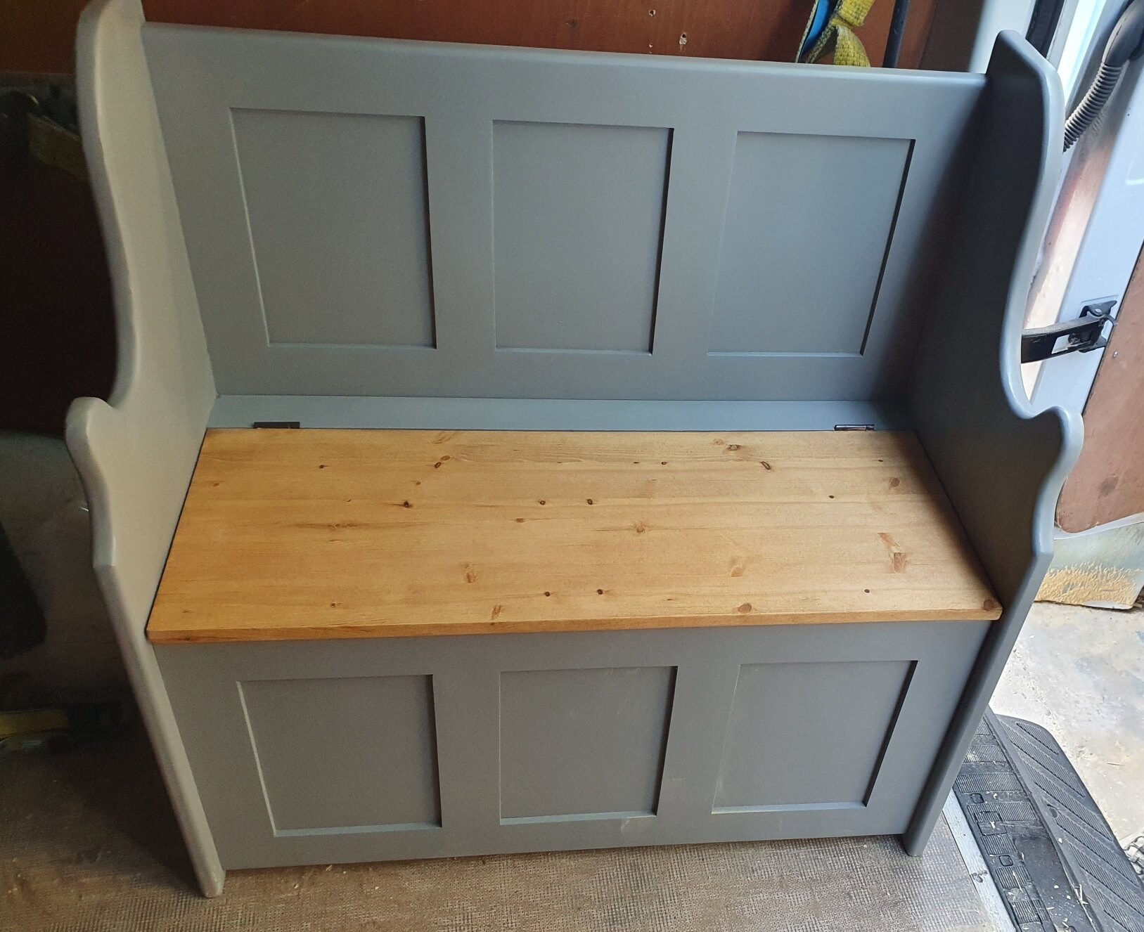 Painted Monks Bench, Storage Bench, Shoe Bench Etsy UK