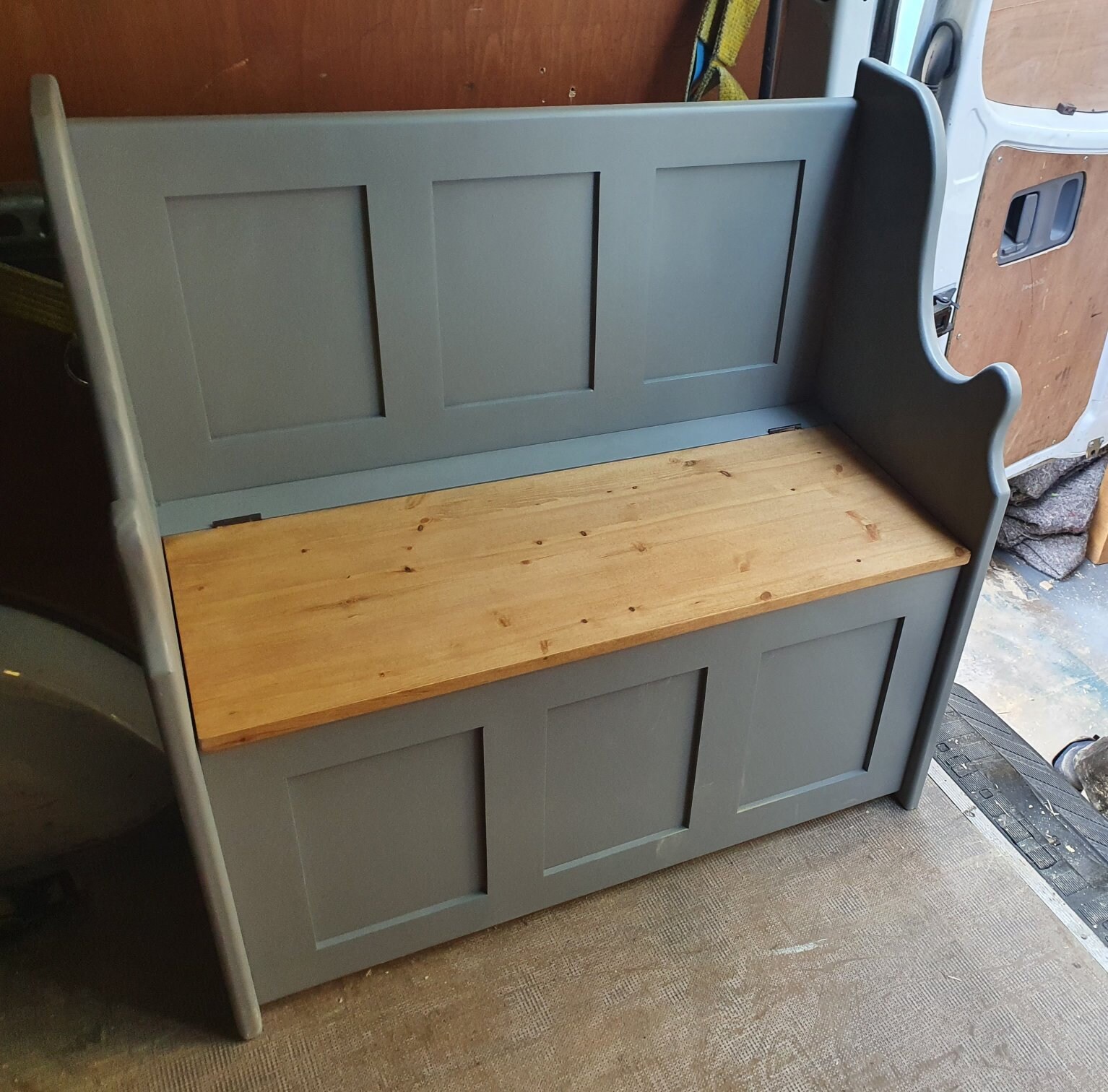 Painted Monks Bench, Storage Bench, Shoe Bench Etsy UK