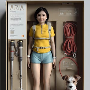 Custom AI Actionfigur Portrait: Personalisiertes Kunstwerk im Spielzeugstil (Digitaler Download)
