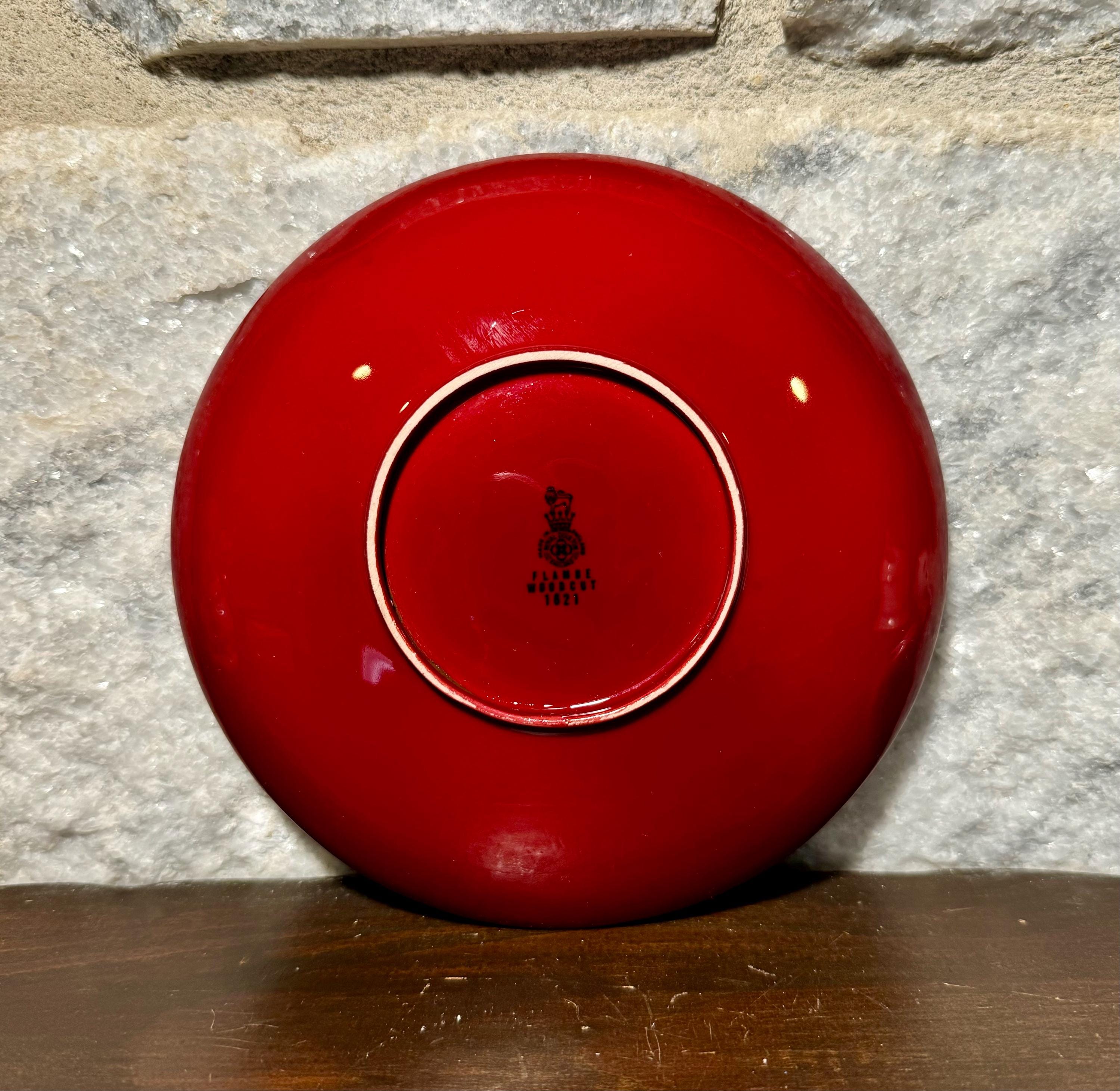 ROYALDOUTON ルージュフランベ 1616 woodcut 花瓶レア ️ROYALDOUTON