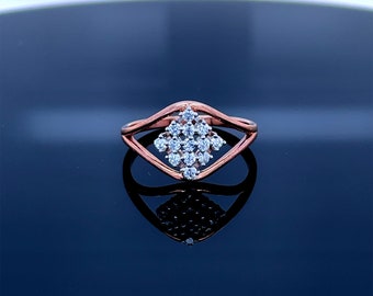 13 piezas sueltas F / VVS-2 / IGI CERTIFICADO Anillo de diamante natural para su anillo de aniversario para esposa en joyería de oro sólido de 14K