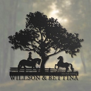Horse Sign | Rustic Ranch Sign | Customizable Homestead & Equestrian Decor | Show Your Love for Ranch Life and Horses