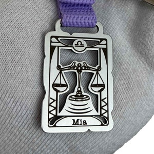 Personalized Libra Zodiac Keychain | Custom Astrology Charm for Zodiac Enthusiasts | Libra Gift | Zodiac Gift | Special and Unique Gift